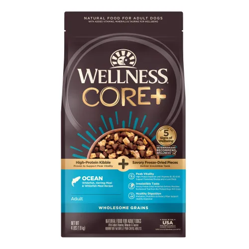 CORE+ Wholesome Grains Ocean Whitefish, Herring & Salmon package