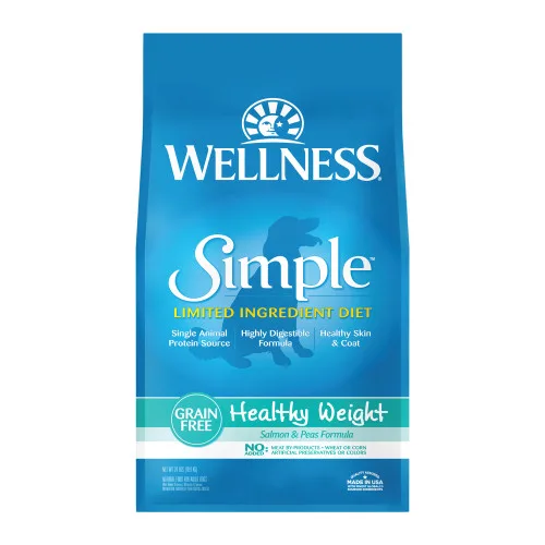 Wellness Simple Healthy Weight Salmon & Peas Formula package