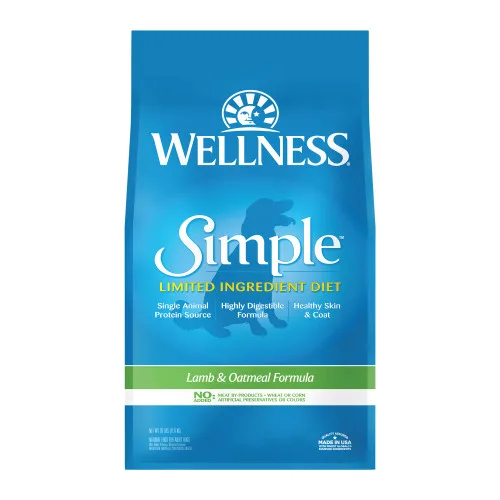 Wellness Simple Lamb & Oatmeal Formula package